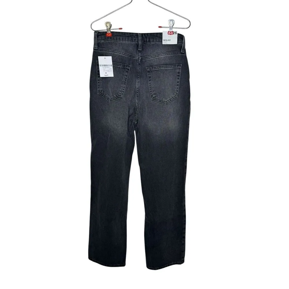 Forever 21 Women's Jeans Distressed 90's Fit Pinch Waist Loose Fit Relaxed Sz.26 - Image 8