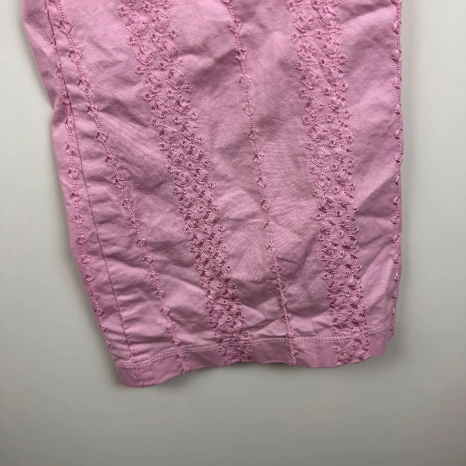 Aziz VTG Blazer and Pants Set Small Pink Embroidered Suit Coquette Y2K Retro - Image 10