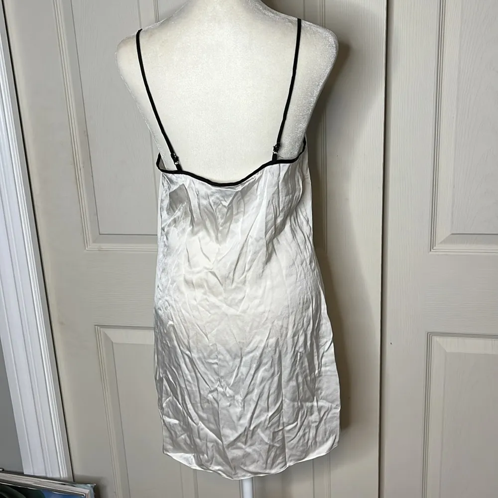 Fleur De Mal Silk Slip dress small White - Image 4