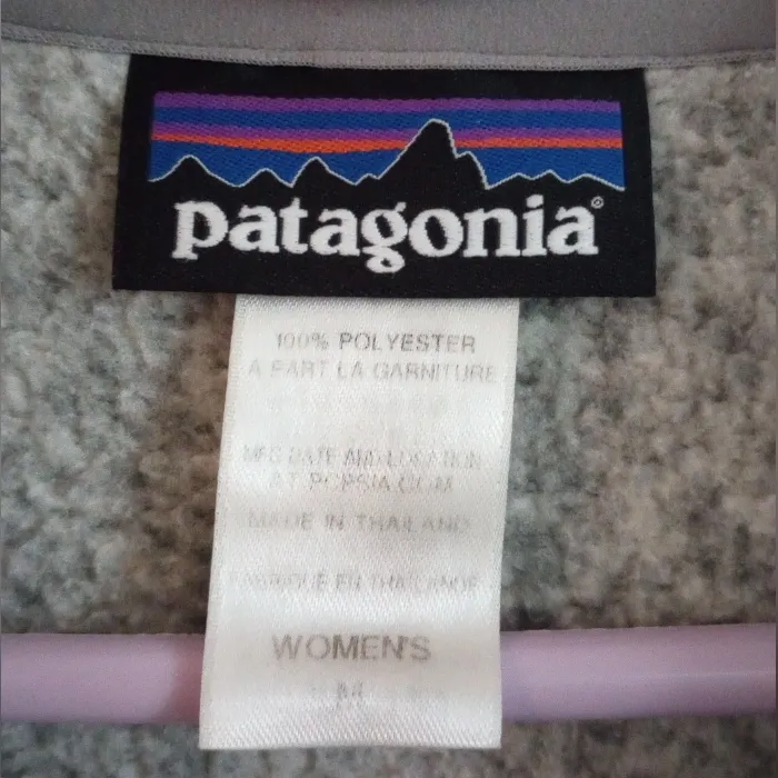 Patagonia Light Gray Knit Turtleneck Pullover Sweater - Image 4