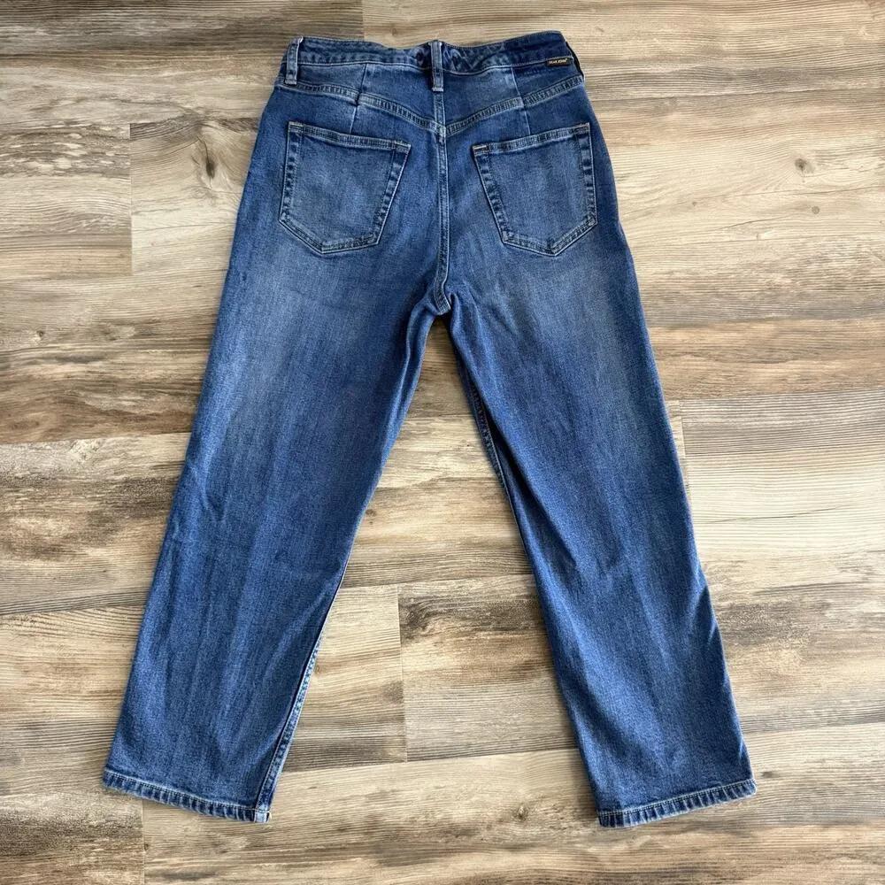 Dear John Women’s Straight Leg Jeans Size 28 Medium Wash High Rise Denim - Image 5