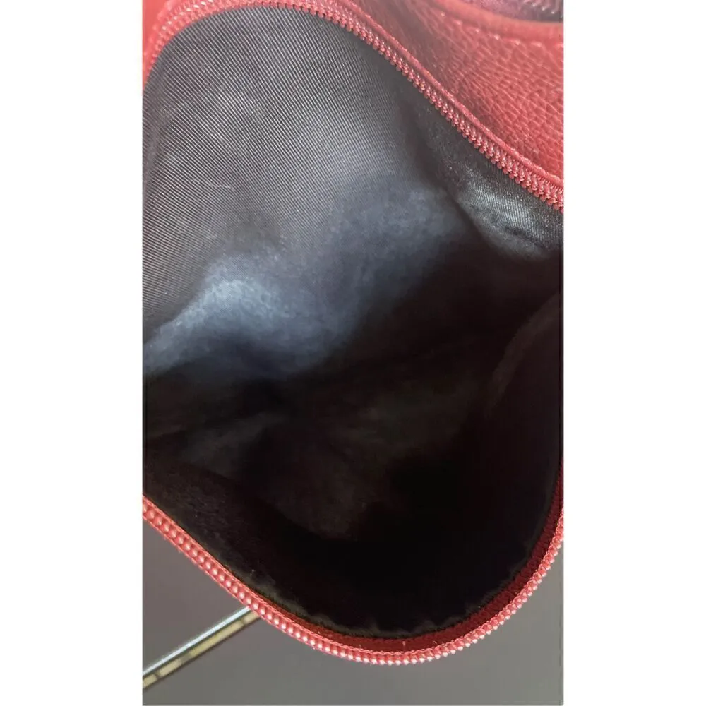 Jp Ourse Traveler Leather Crossbody Bag Organizer Shoulder Bag Red Everyday Red - Image 3