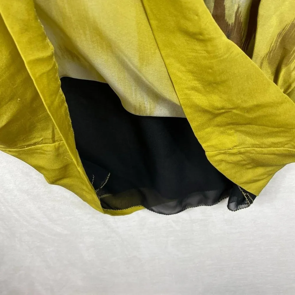 Anthro Leifsdottir Ikat Cold Shoulder Dress-4 - Image 8