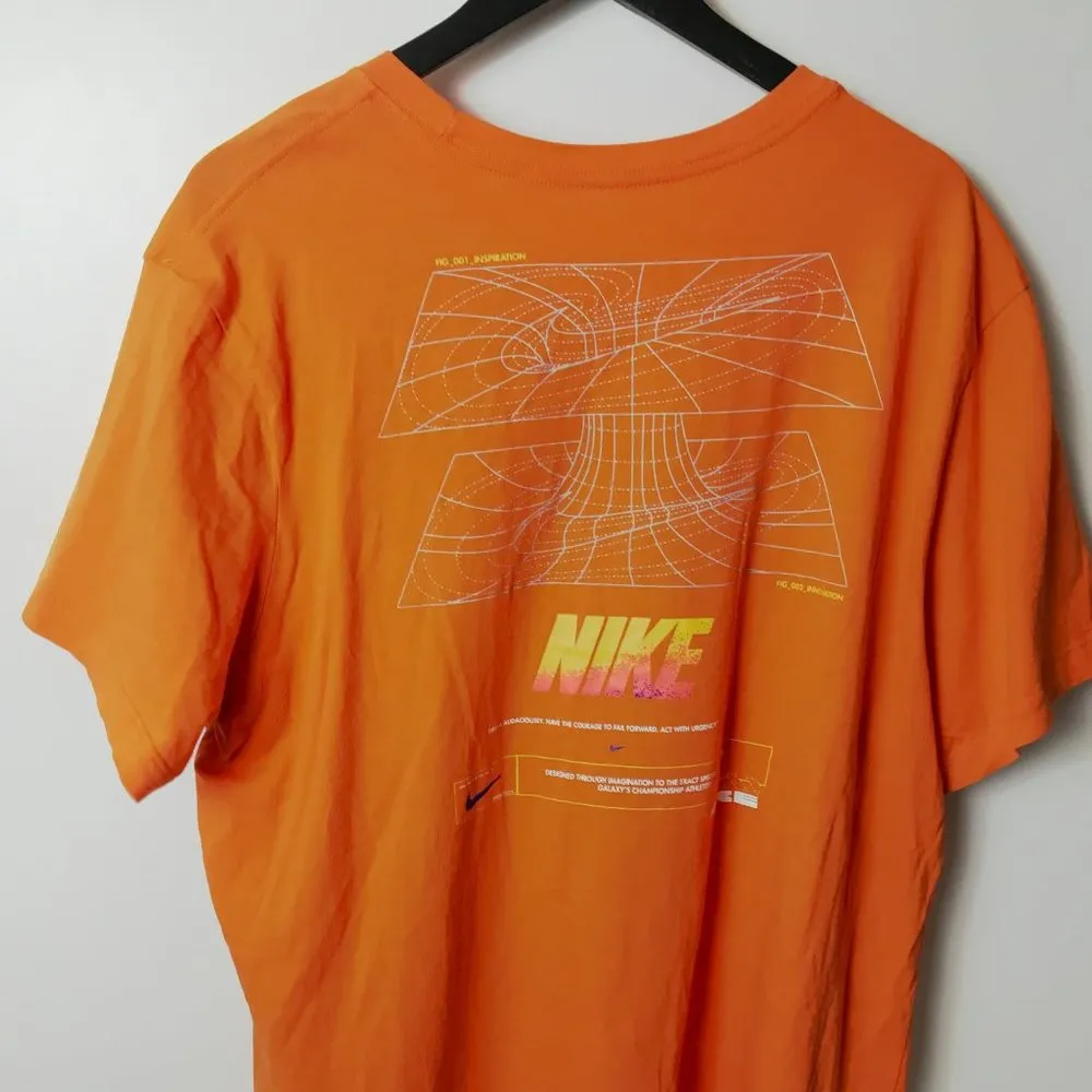 Nike T Shirt Galaxy Championship Athletics T Shirt Double Sided Graphic Tee - Image 12