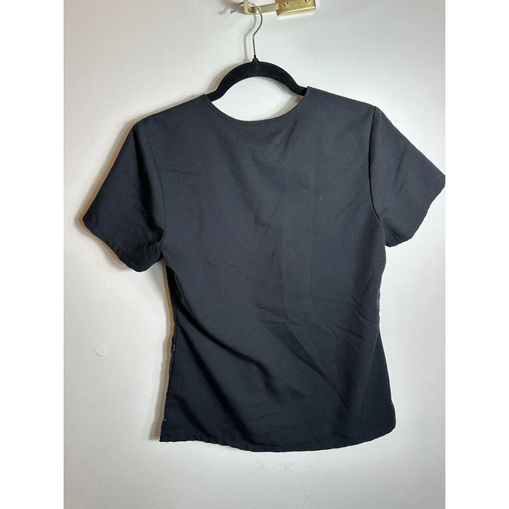 FIGS  Black Scrub Top Threads for Threads Size XS - Image 2