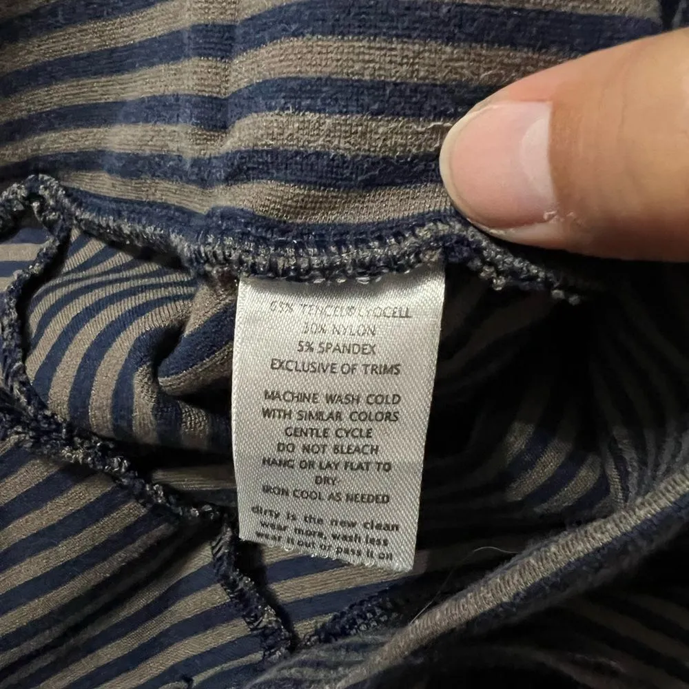 Toad & co small striped skirt Blue - Image 7