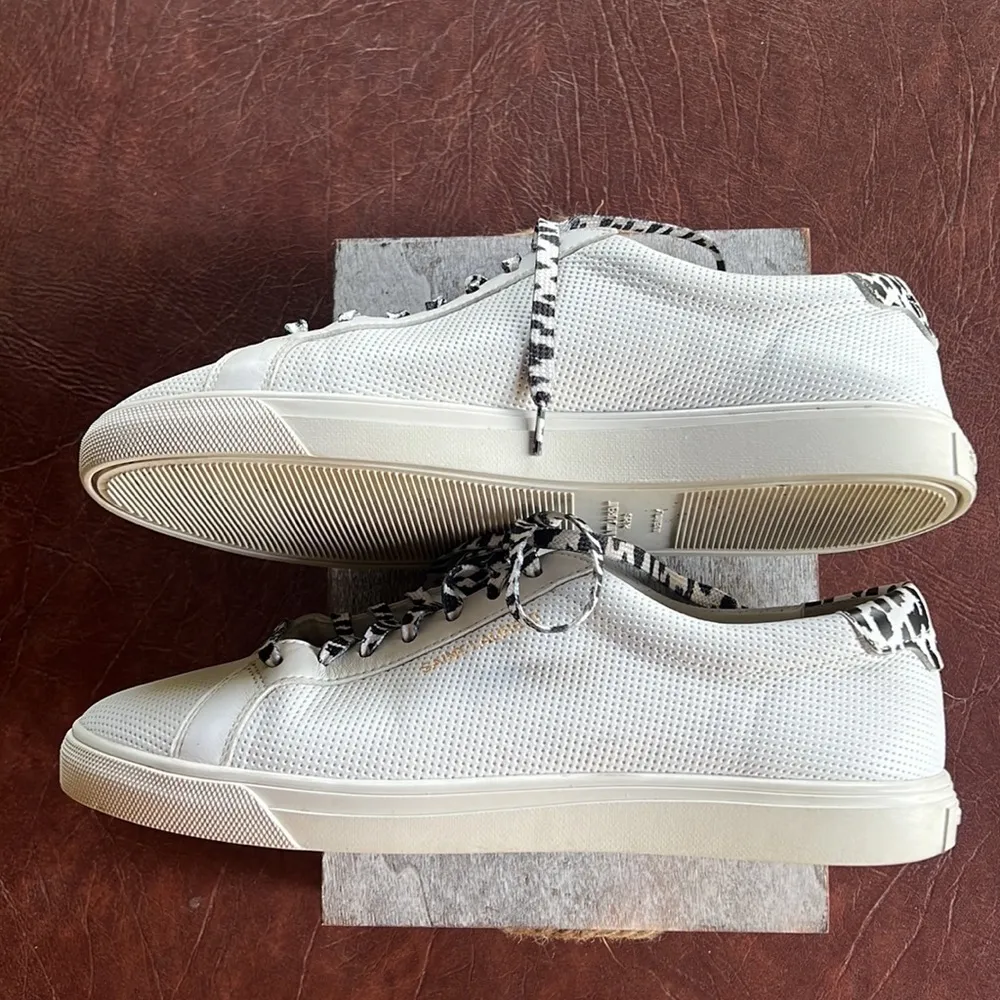 Yves Saint Laurent “Andy” Perforated Low Top Sneakers - Image 7