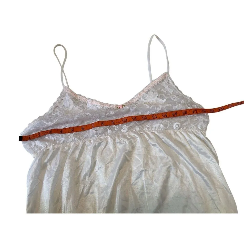 Vintage Delicates Night Slip Gown Coquette Cottage Sheer Bridal Sexy Sleep - Image 11