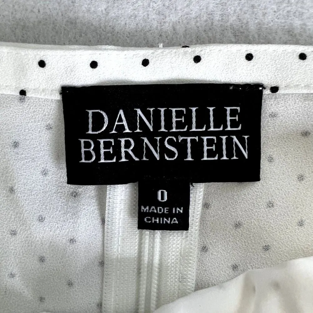 Danielle Bernstein Polka Dot Bustier Crop Top - Image 8