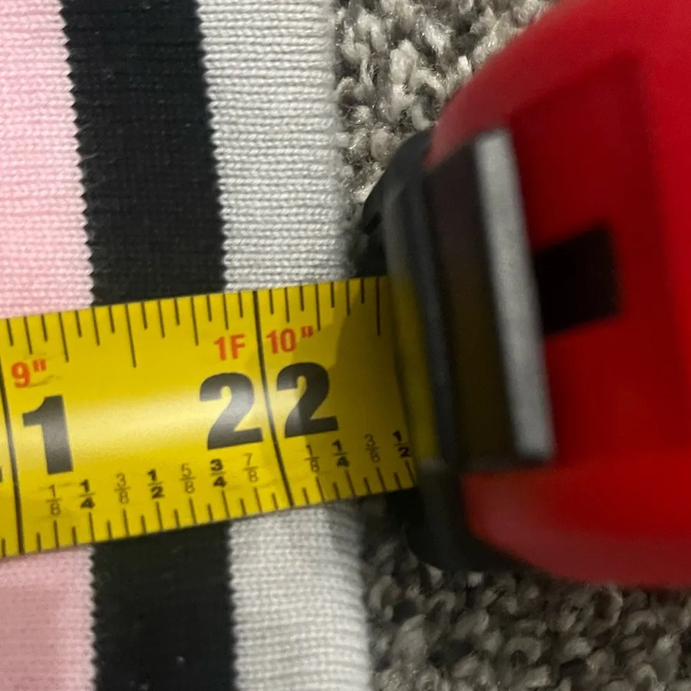 NWOT Joan Rivers Gray Pink Knit Long Sleeve Cardigan Sweater Open Front Size L - Image 9