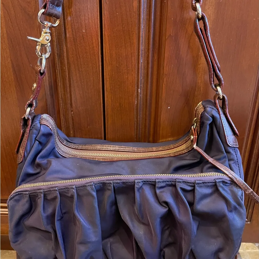 MZ Wallace Purple Pocketbook Shoulder Bag - Image 9