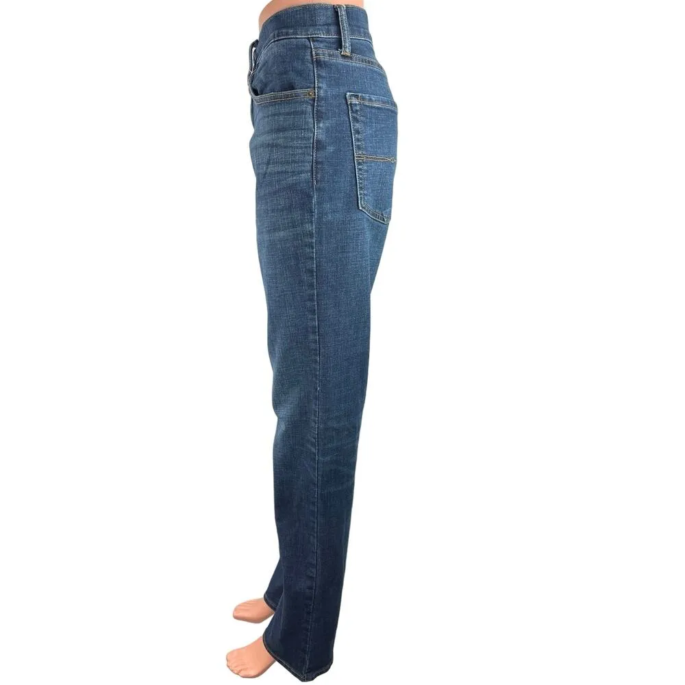 Lucky Brand 221 Women's Blue Denim High Rise Stretchable Straight Jeans Sz 32\34 - Image 2