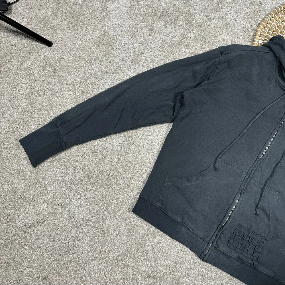 Venor Women’s Full Zip Hoodie Jacket Dark Gray Cotton Drawstring Hunting Size S - Image 5