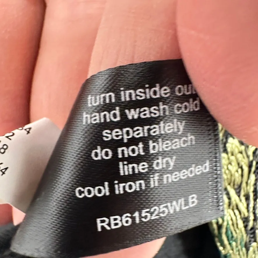 Lane Bryant Black Floral Embroidered Mesh Overlay Sleeveless Dress Plus Size 22 - Image 10