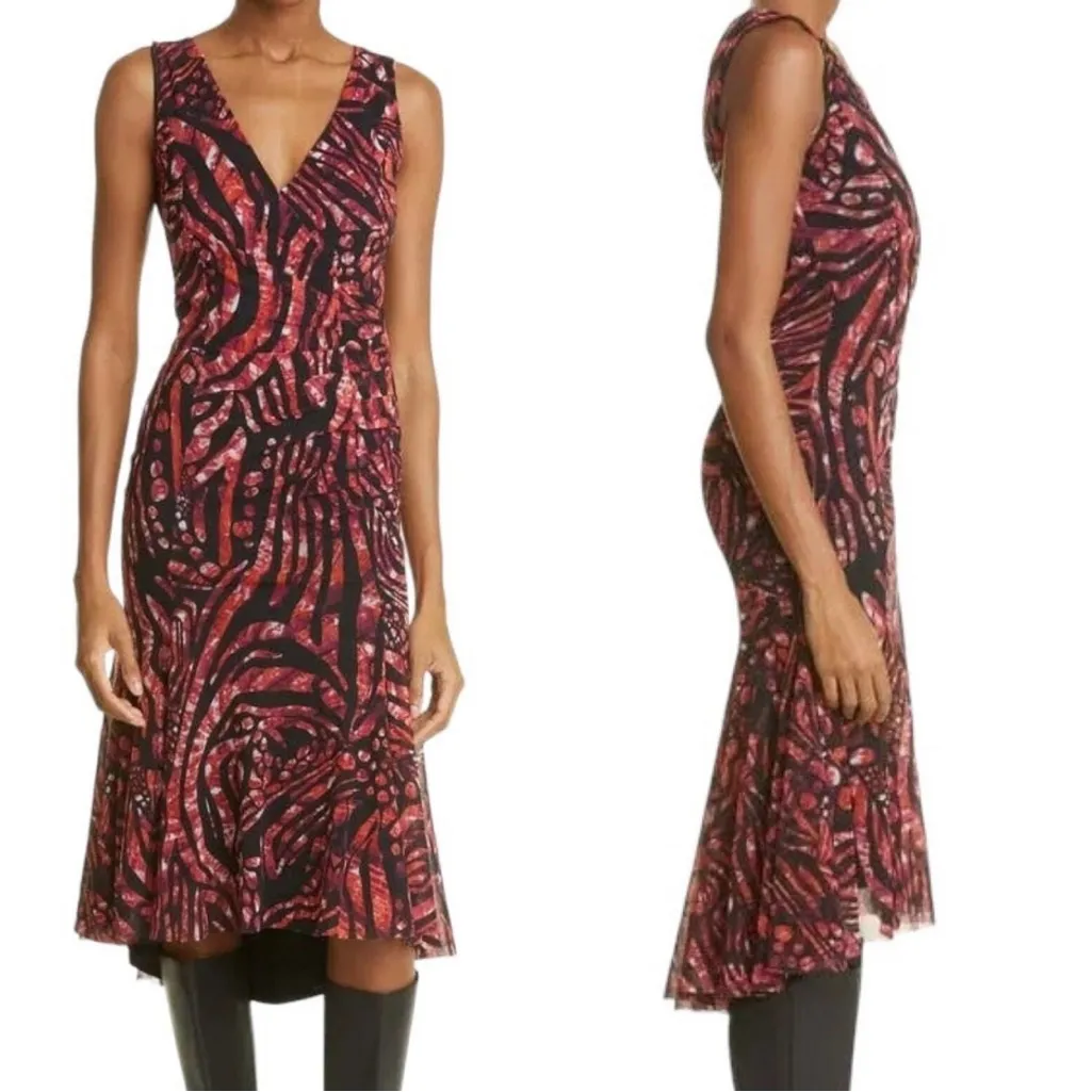 NEW Fuzzi Abito Ruched Sleeveless A - Image 2