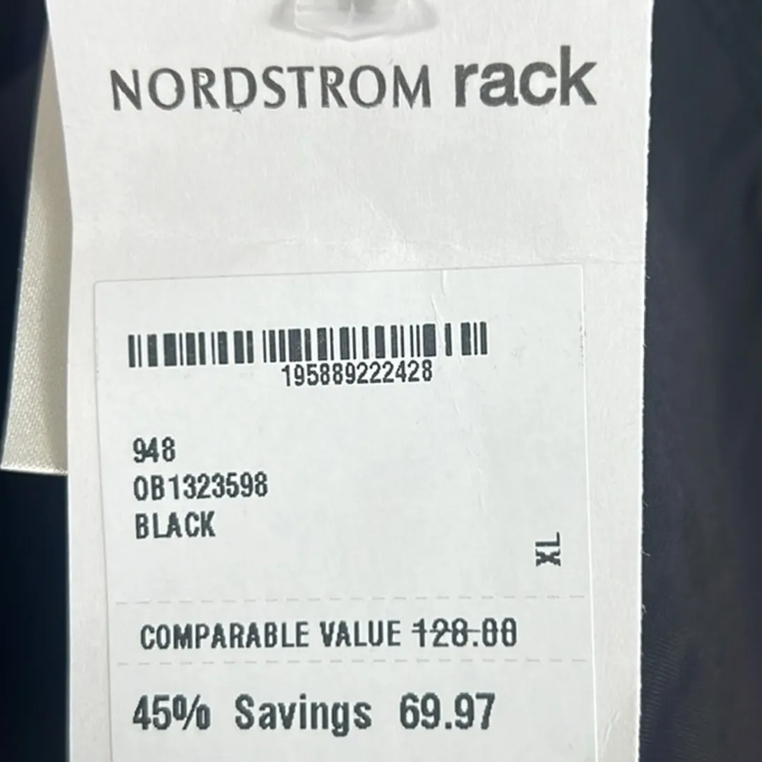 NWT Nordstrom Rack Mini Slip Dress Womens XL Black Sheer Lightweight Minimalist - Image 5