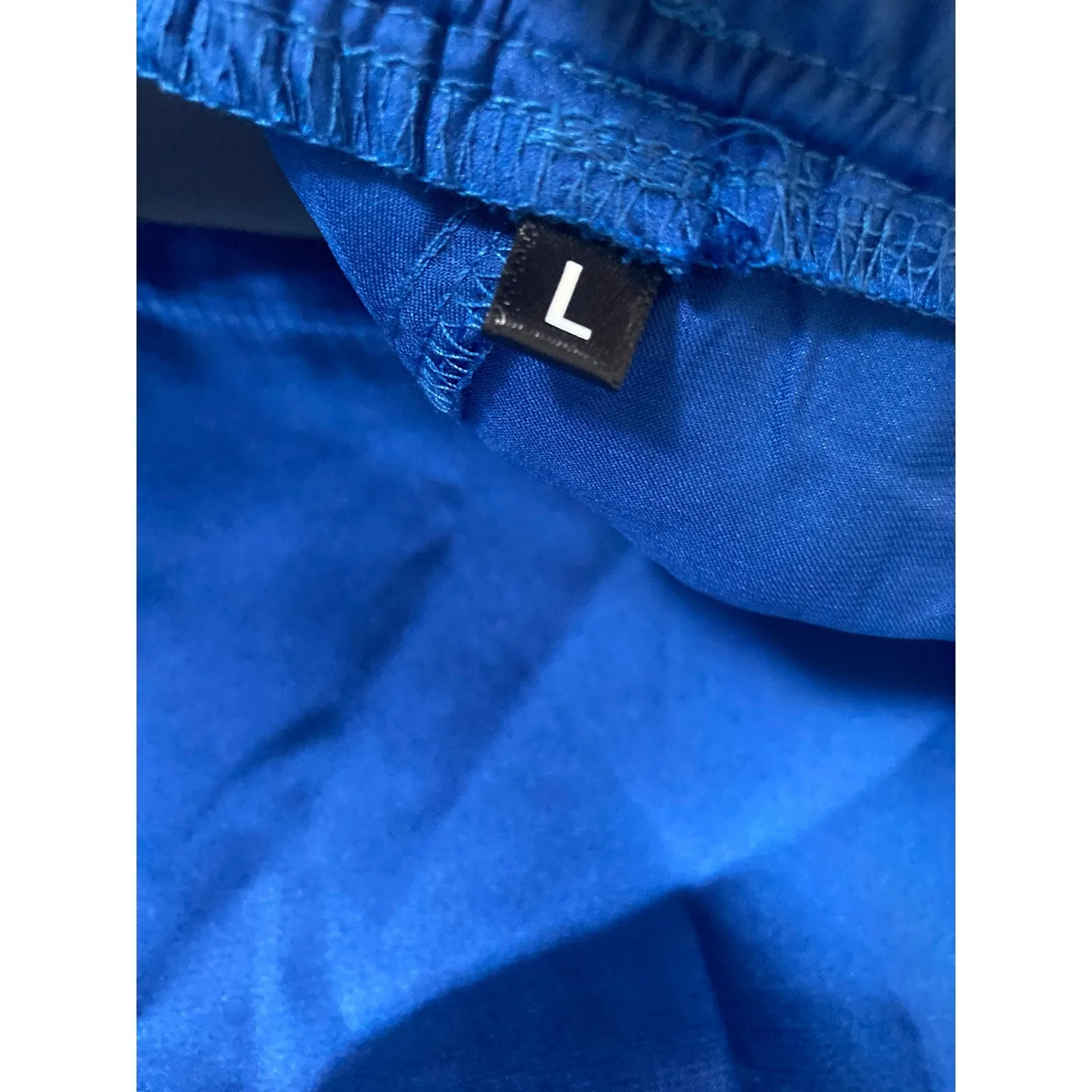 NWT Satin and Lace Blue and Black Sleep Set Large - Image 7