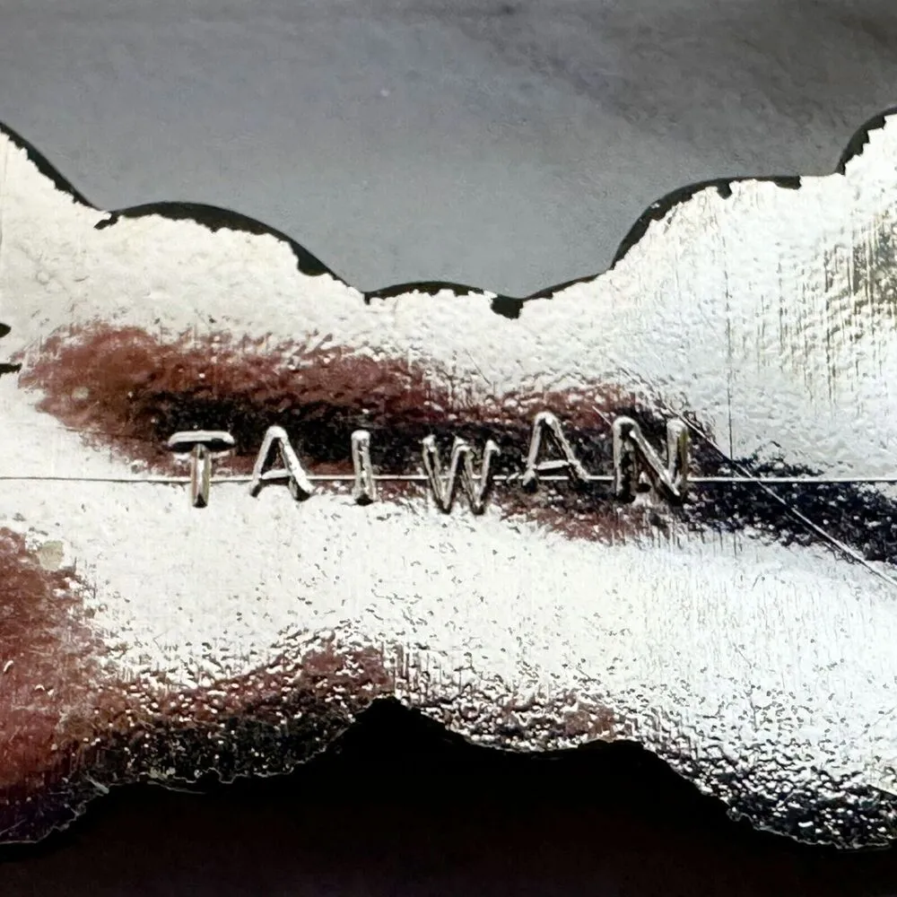 Vintage Metallic Gold Scarf Slide Shirt Tie Bar Belt Buckle - Image 8