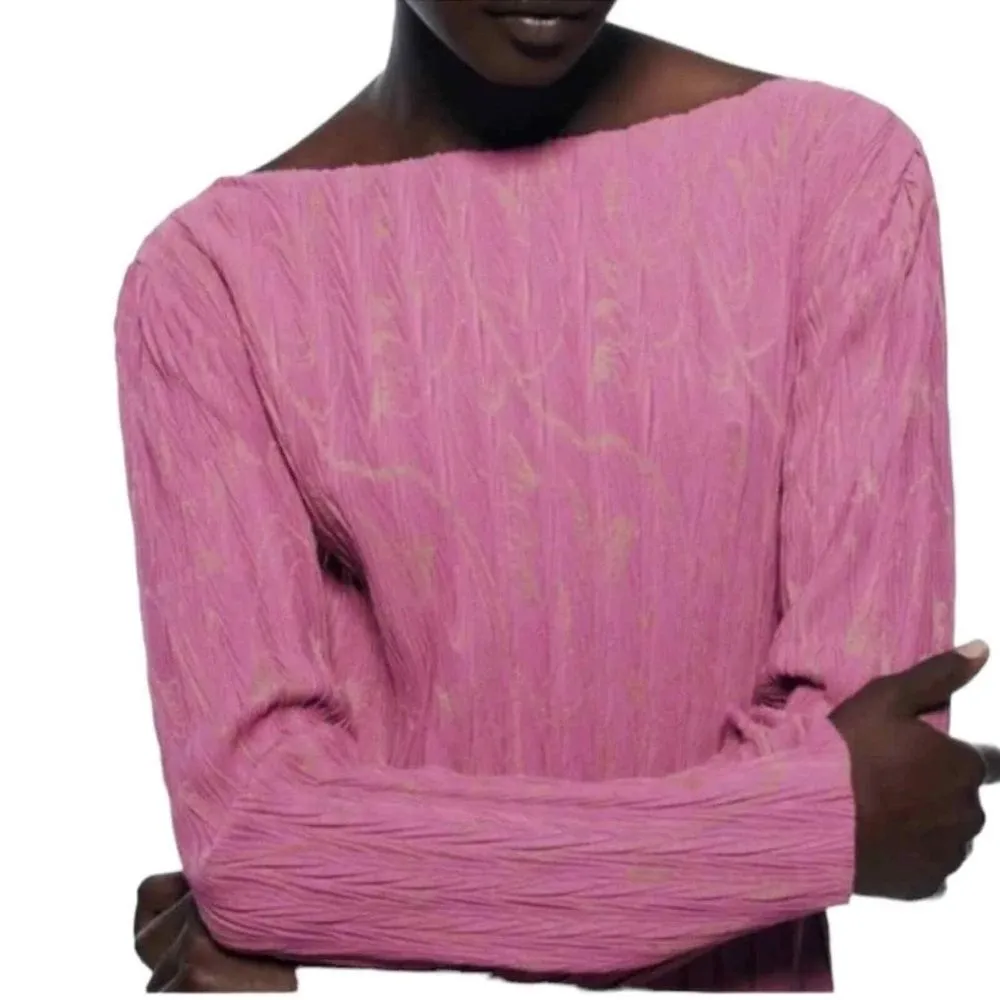 Zara MIDI Mauve Dress(Size Small) - Image 4