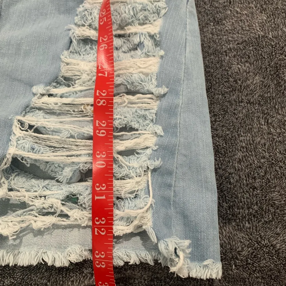 Pretty Little Thing Super Distressed Denim Shirtdress size 0 - Image 10