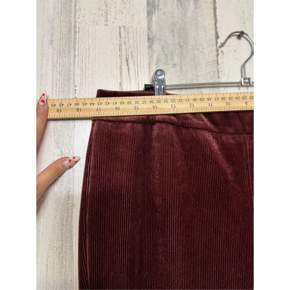 Nanette velvet leggings size XL Red - Image 7