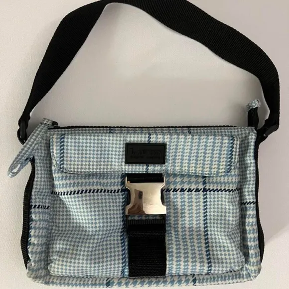 Lauren Ralph Lauren blue plaid shoulder bag - Image 2
