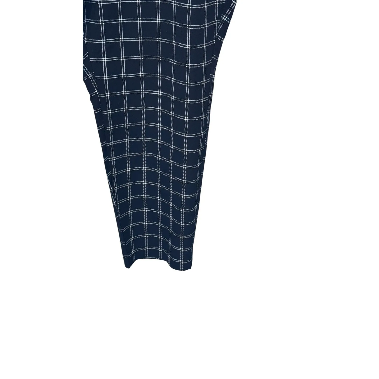 Old Navy Womens Pants High-Rise Pixie Never Fade Checkered Black / White‎ 26 NWT - Image 2