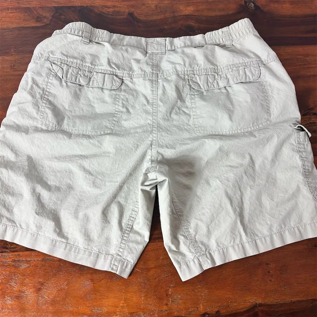 Columbia‎ Womens Beige Cargo Shorts Size L Ins Entr 8 Outdoor Hiking Casual - Image 4