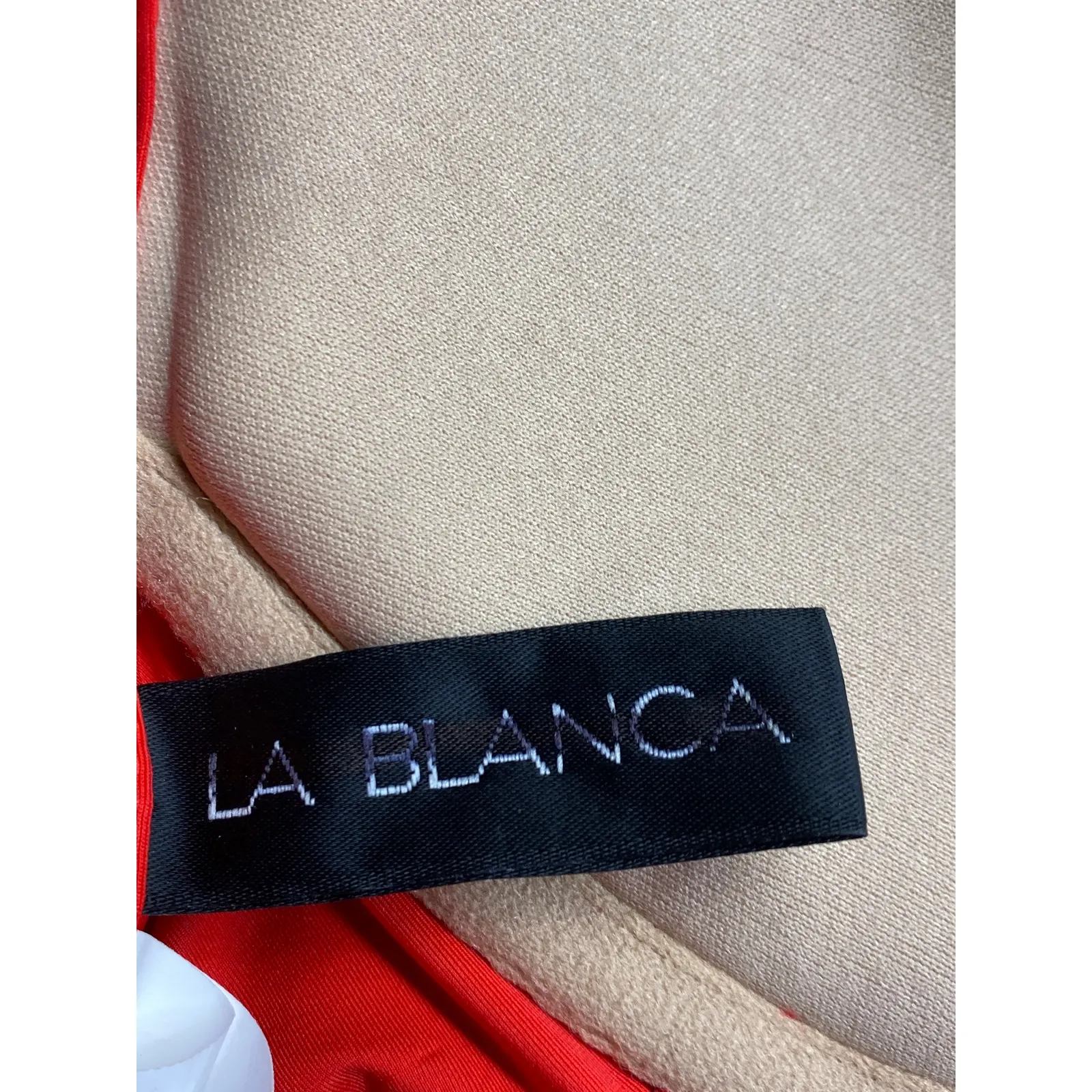 Brand New La Blanca Women's Size 10 Red Padded Pushup Bikini Top Underwire - Image 4