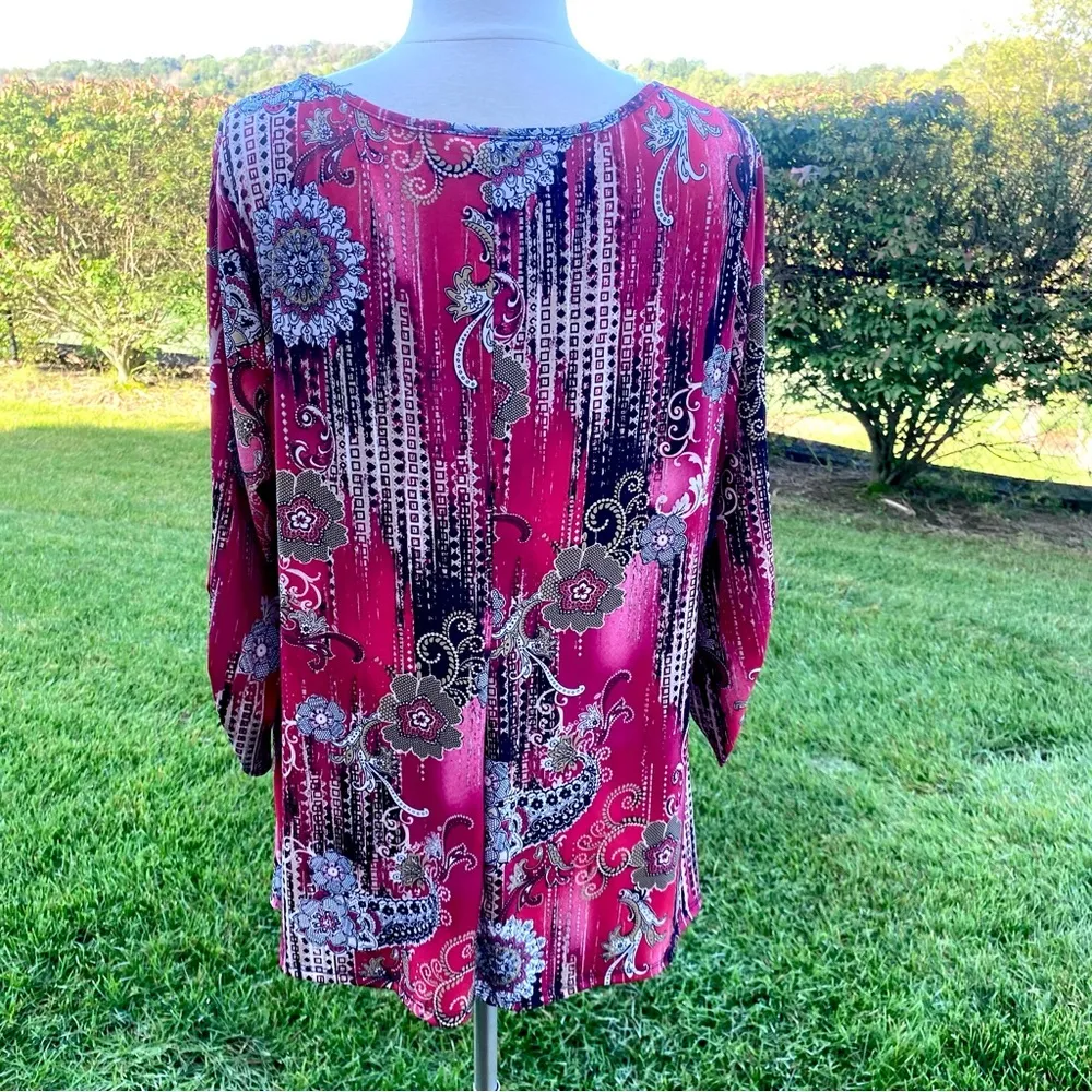 Dress Barn Asymmetrical Tunic Plus Size Top - Image 12