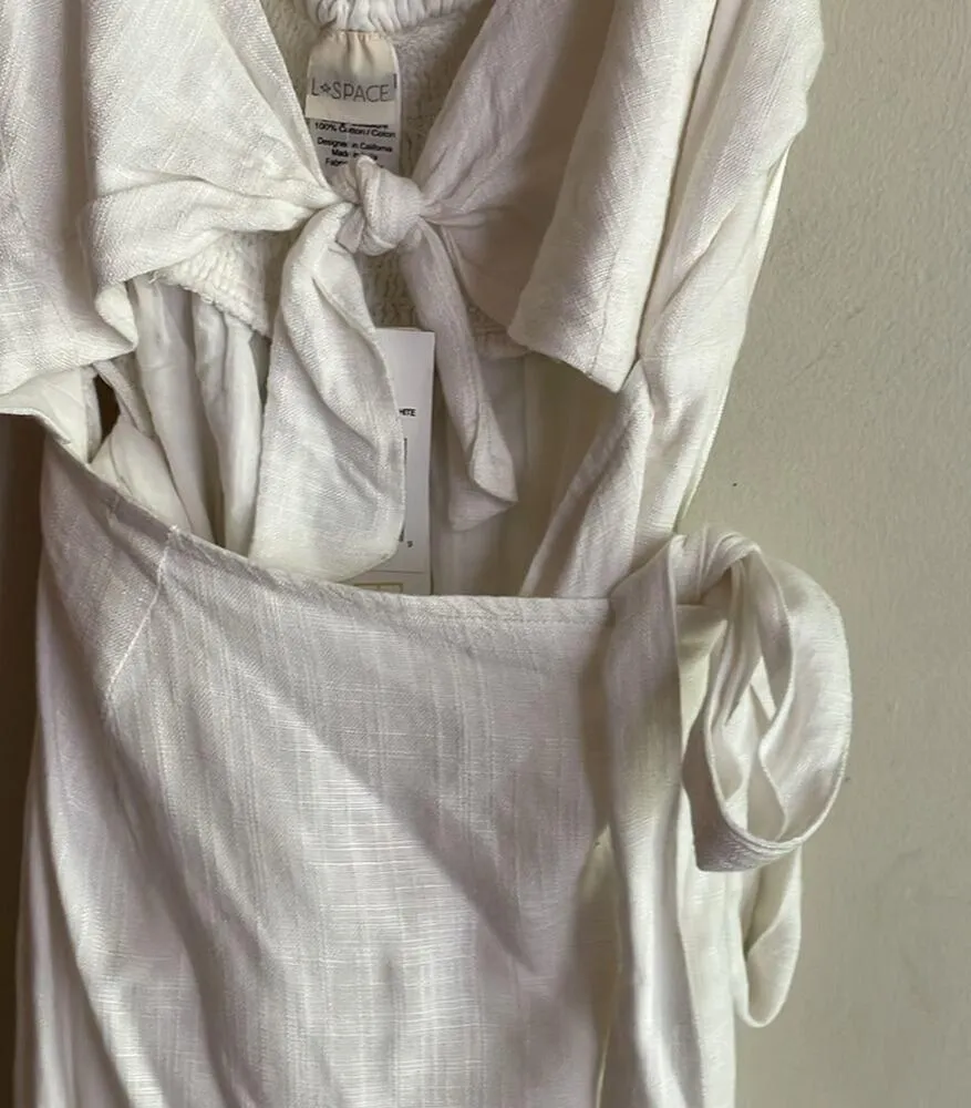 LSPACE Morning Star Dress Cover Up White - Image 4