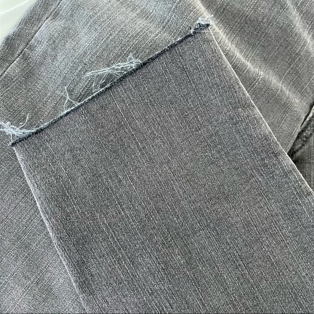 Madewell 9" Mid-Rise Skinny Dark Grey Jeans Size 24 - Image 9