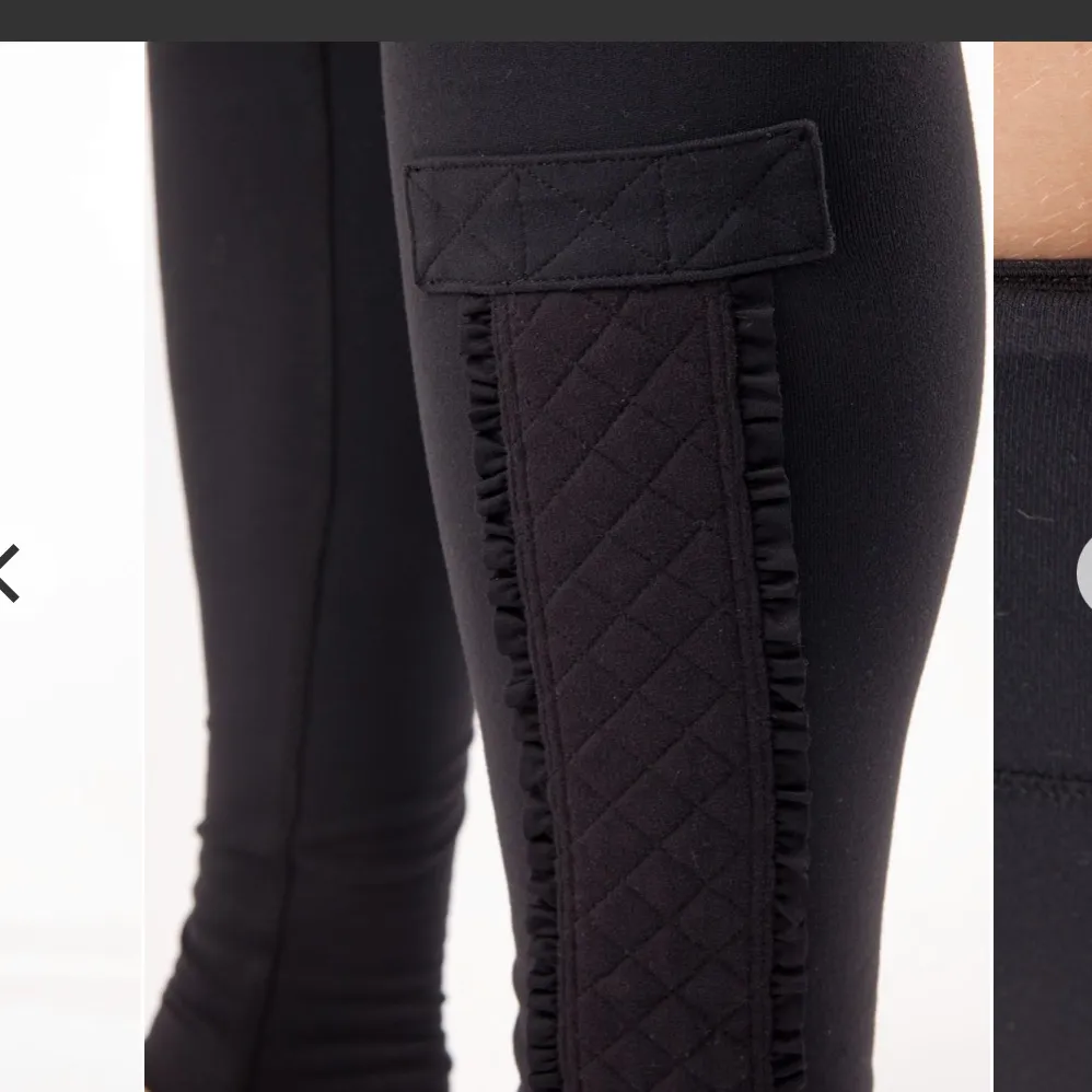 Lululemon wunder under pant quilted full length 2 Black low rise - Image 8