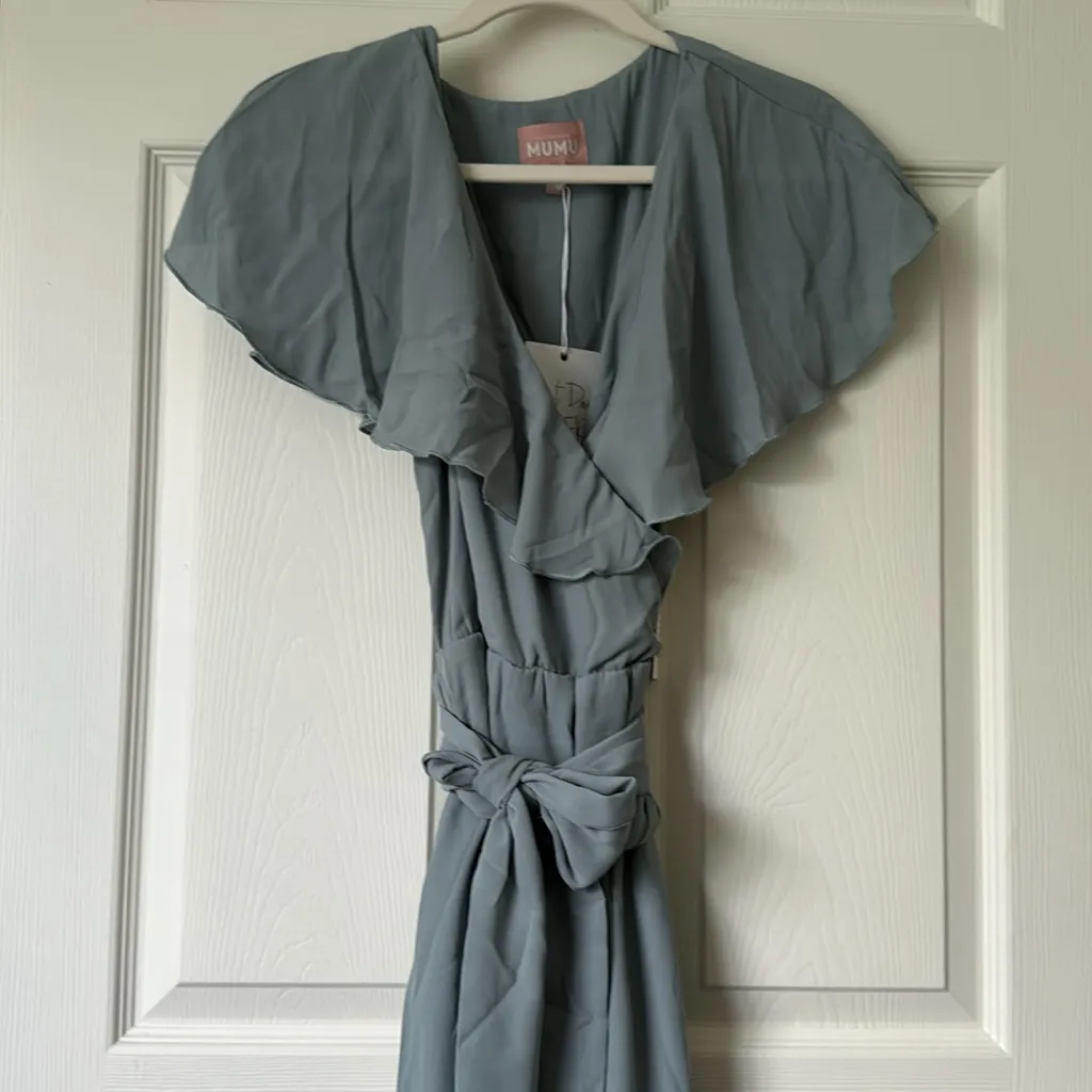 Show Me Your Mumu Jess Ruffle Midi Dress. - Image 4