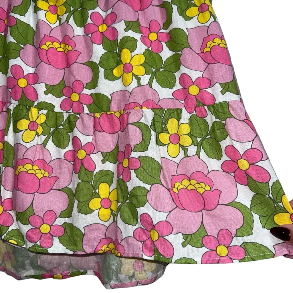 NEW NWT Show Me Your Mumu Fiona Mini Skirt In Fresh Floral Print - Image 4