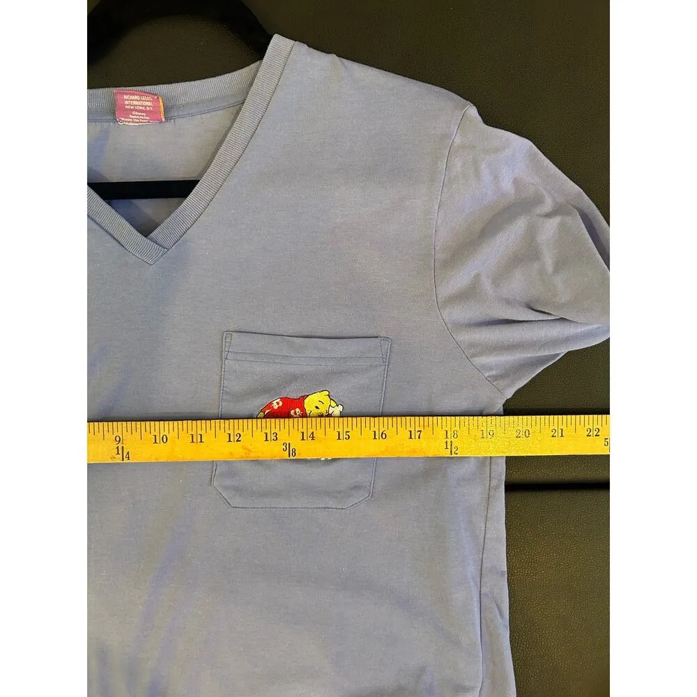 Winnie the Pooh Disney Sleep Pocket Tee Women Sleep Shirt Size Medium M Pajamas - Image 6