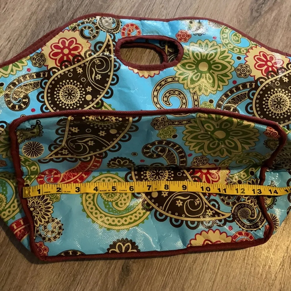 Insulated Tote Bag Blue - Image 13