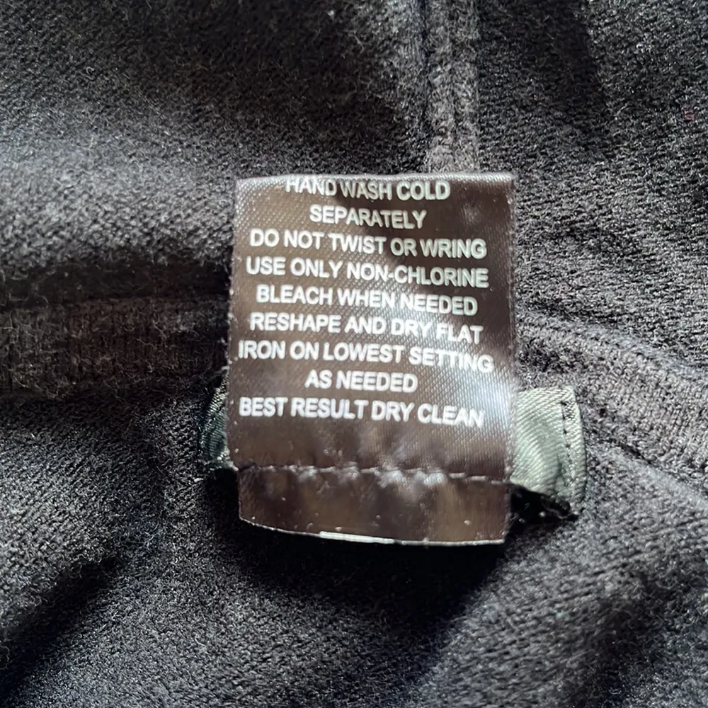 Striped hooded cardigan Black - Image 6