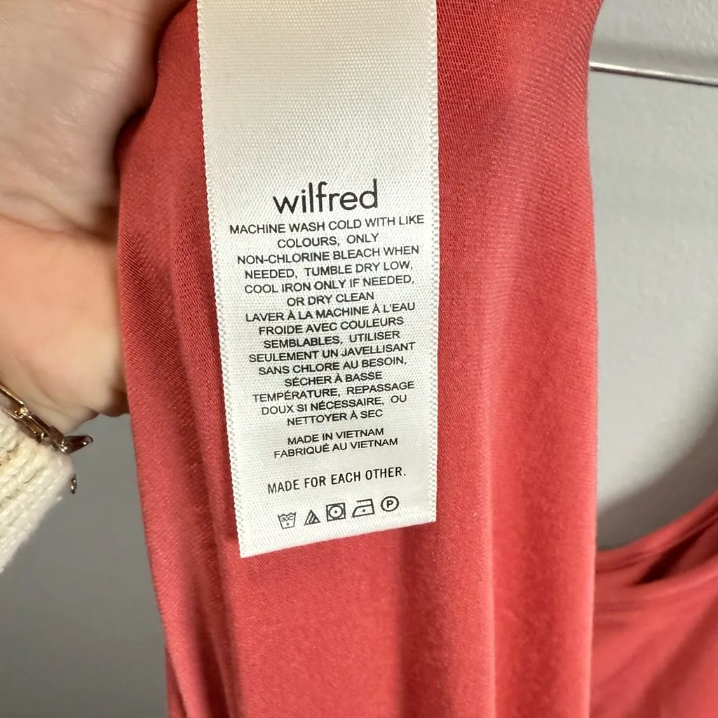 Aritzia Wilfred Market Midi Dress Warm Rose‎ Size XL - Image 5