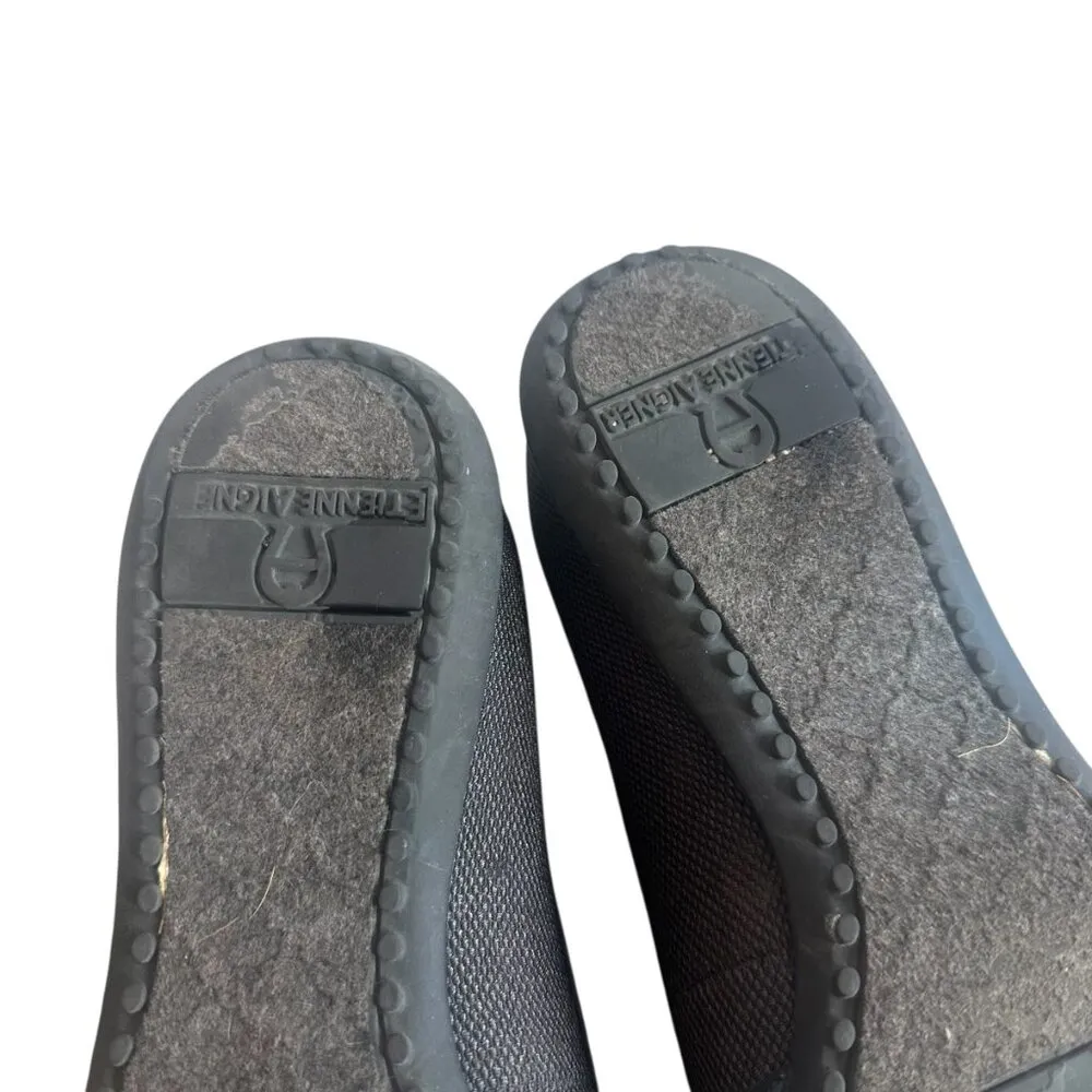 Etienne Aigner Aleah Brown Loafers Flats Shoes Patent Leather Size 6 Women's - Image 13