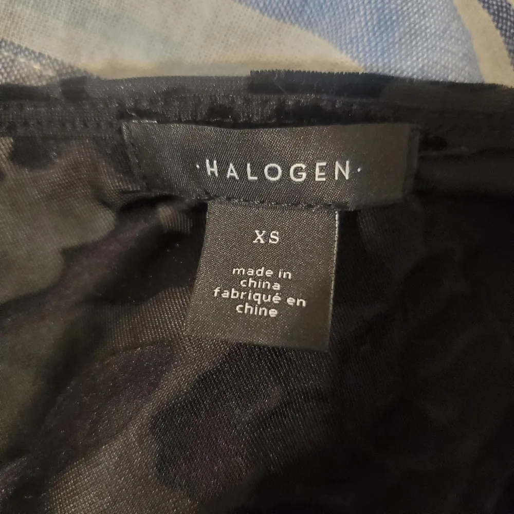 sheer flocked floral peplum blouse - Image 8