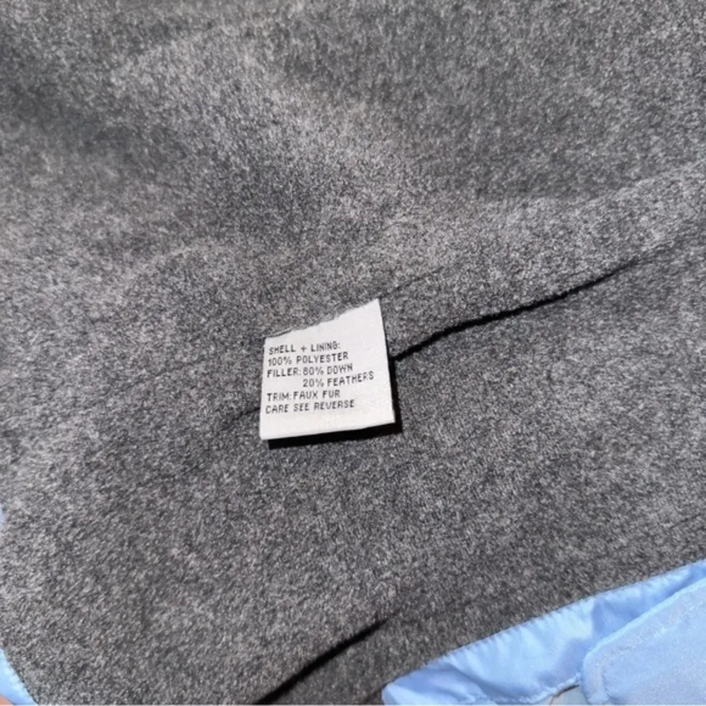 FOXLAND Alaska Polar Fox Protection Water Repellent down puffer blue jacket S‎ - Image 8