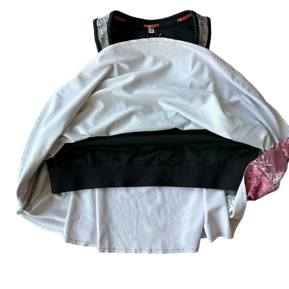 Rebecca Minkoff Women’s L Tippi Bra Crop Sequin Print Athletic Tank Pink New‎ - Image 7