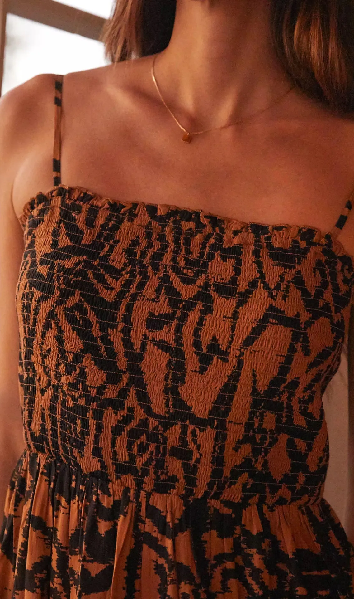 Smocked Sleep Maxi Dress - Image 4