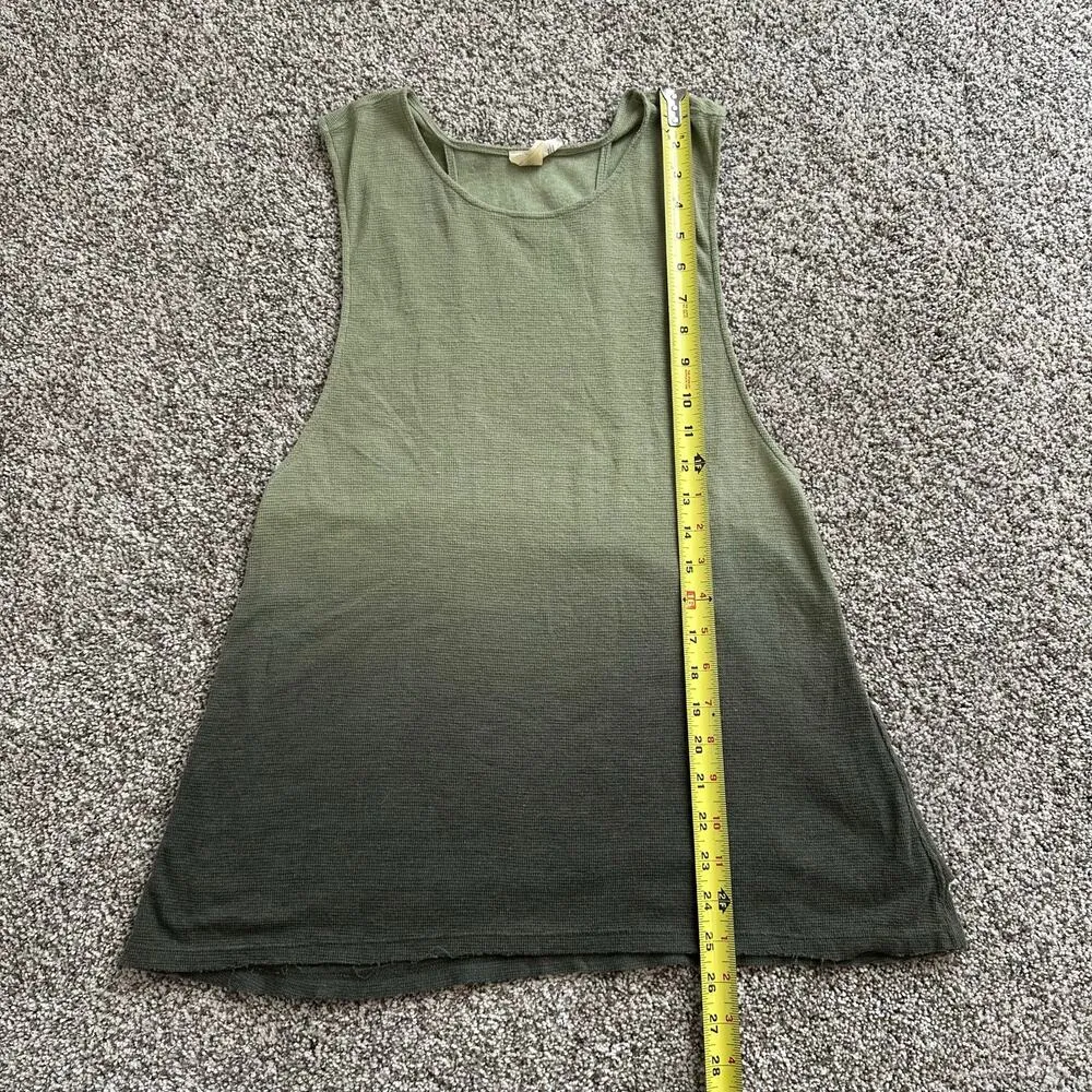 We the Free (Free People) green ombre knit tank top size S - Image 9