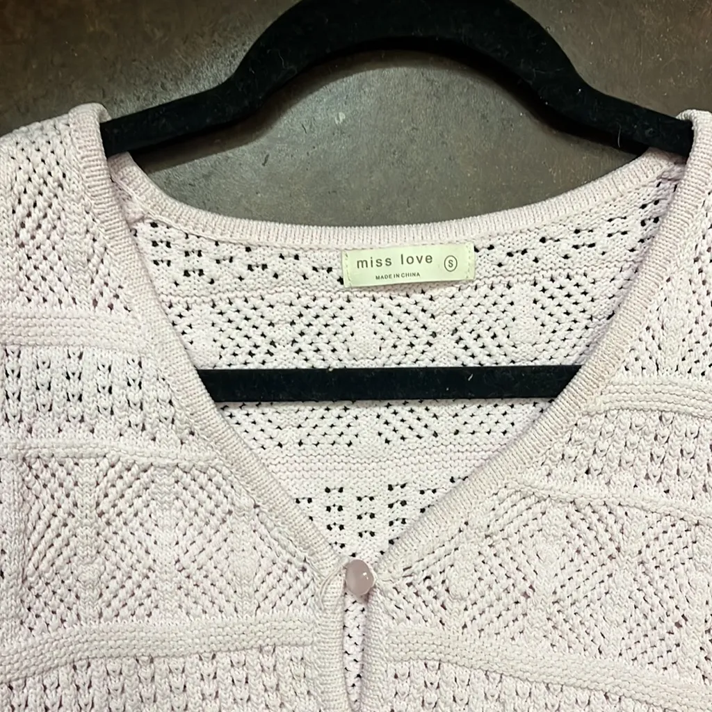 Cropped baby pink boutique sweater! - Image 2
