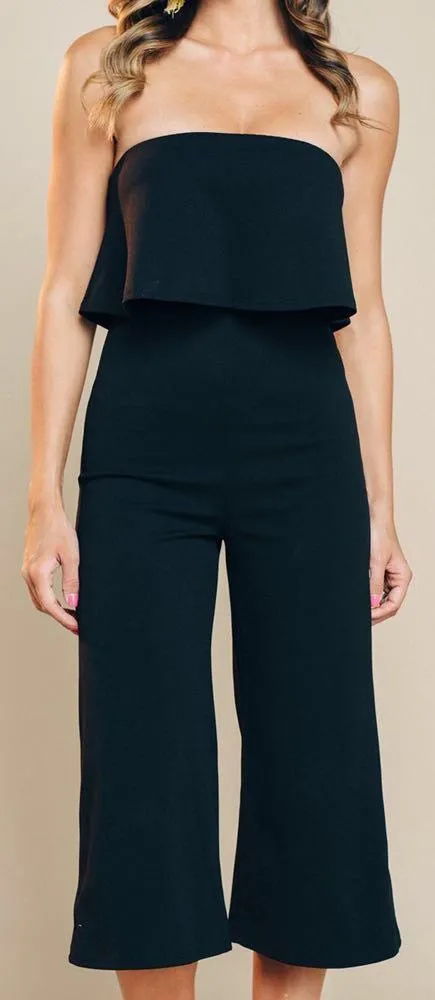 Vestique Black Ruffle Romper - Image 4