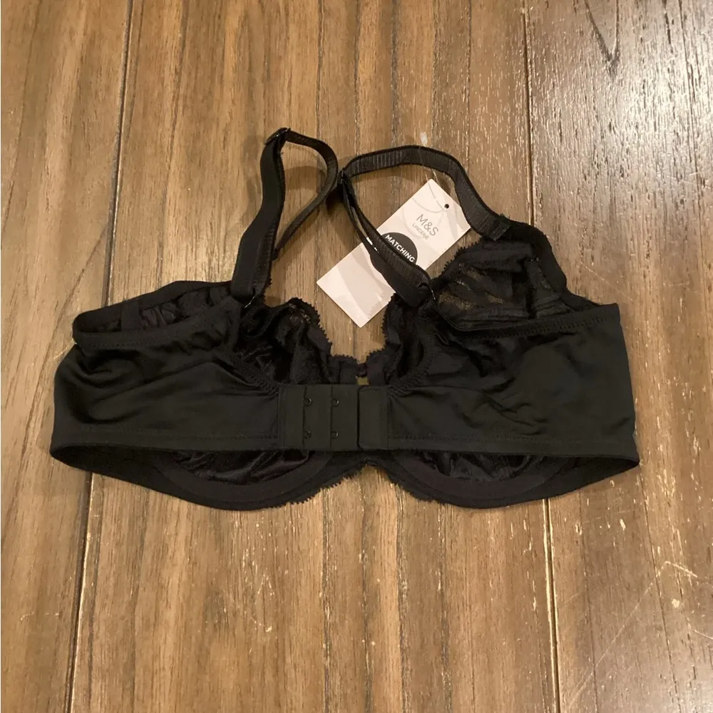 Marks and Spencer M&S COLLECTION Wildblooms Wired Full Cup Bra 36b new T332711 Black Size 36 B - Image 3