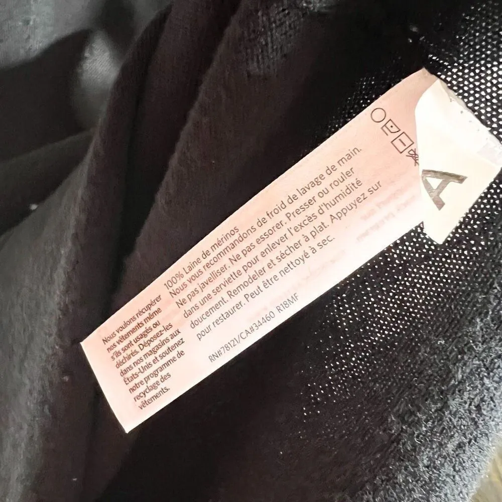 Eileen Fisher Stretch Jersey Knit Scrunch Neck Dress Size S - Image 10