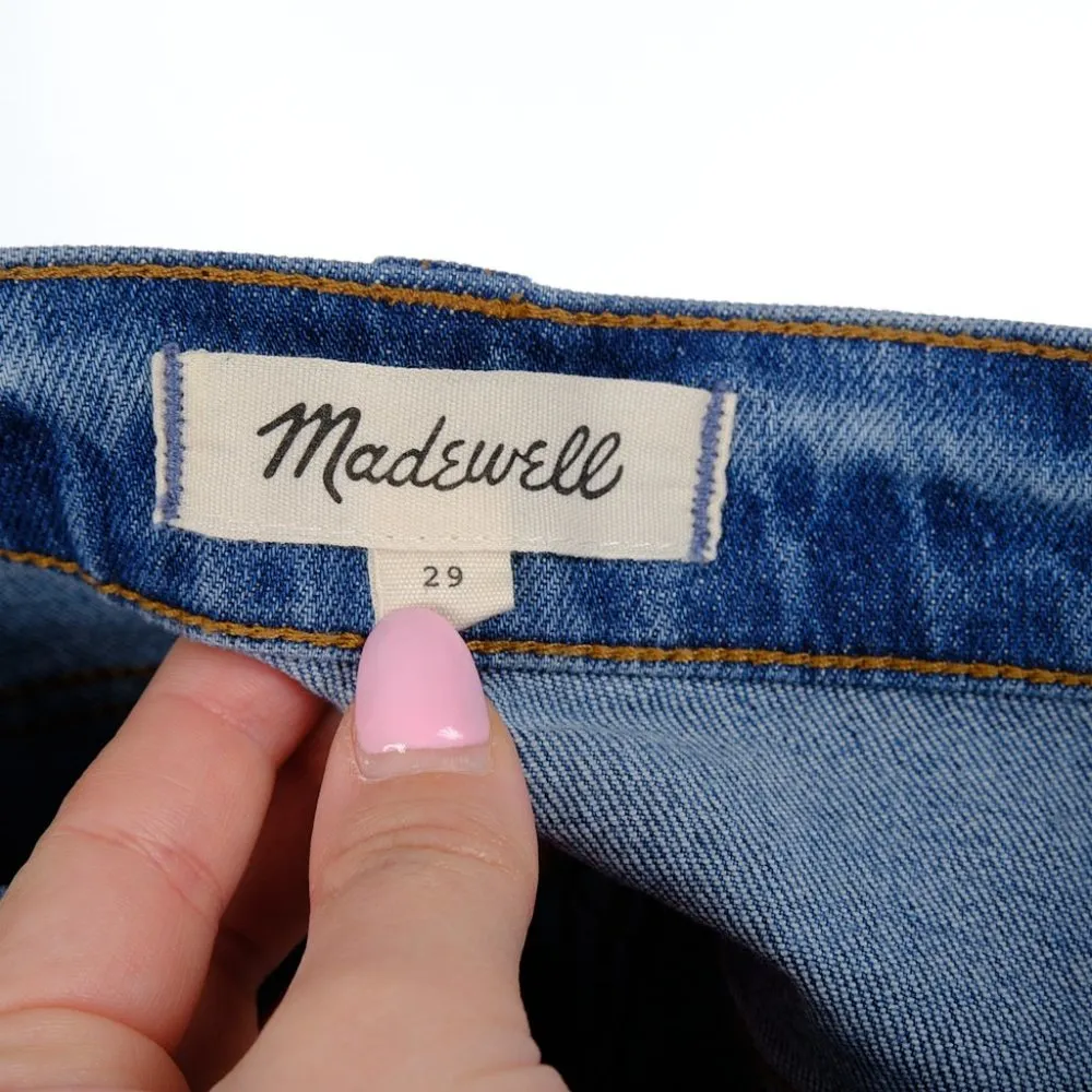 Madewell Step-Hem Jean Skirt Size 29 - Image 6